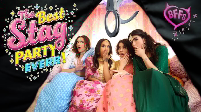 Nikki Slick Nina White Satine Summers Naudi Nala-Indian Bachelorette Party
